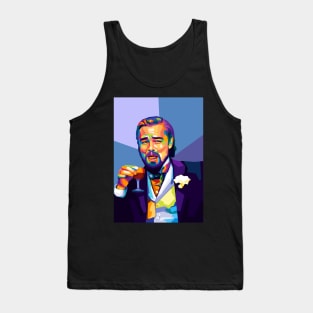 Laughing Leonardo Dicaprio Meme Pop Art Tank Top